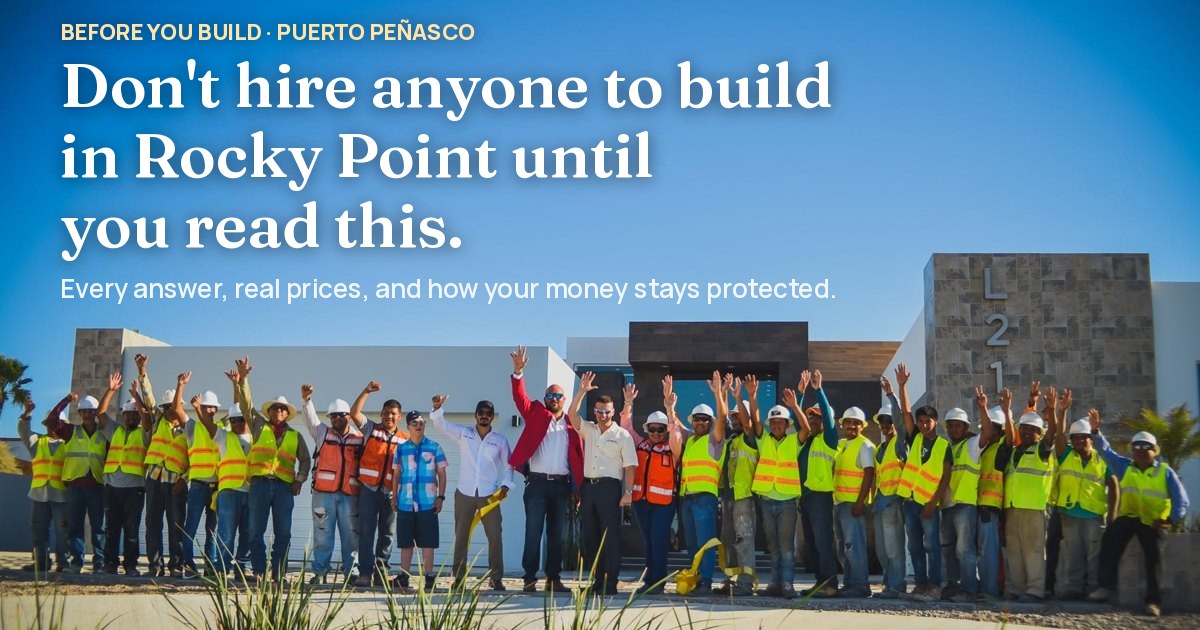 Building in Rocky Point?